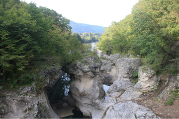 Панорама на Хаджохскую теснину.